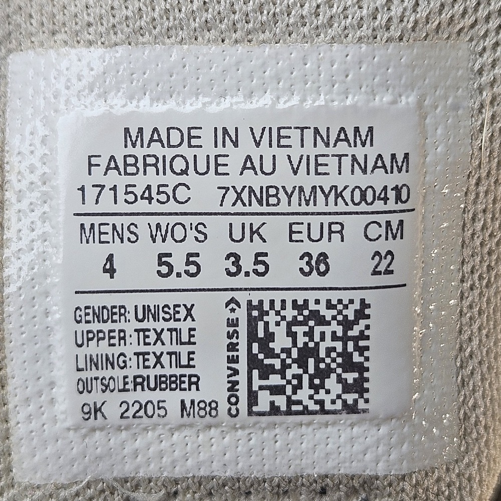 Converse Run Star Motion Platform Sneakers Women 5.5 Black High Top Gum Sole - Picture 8 of 13